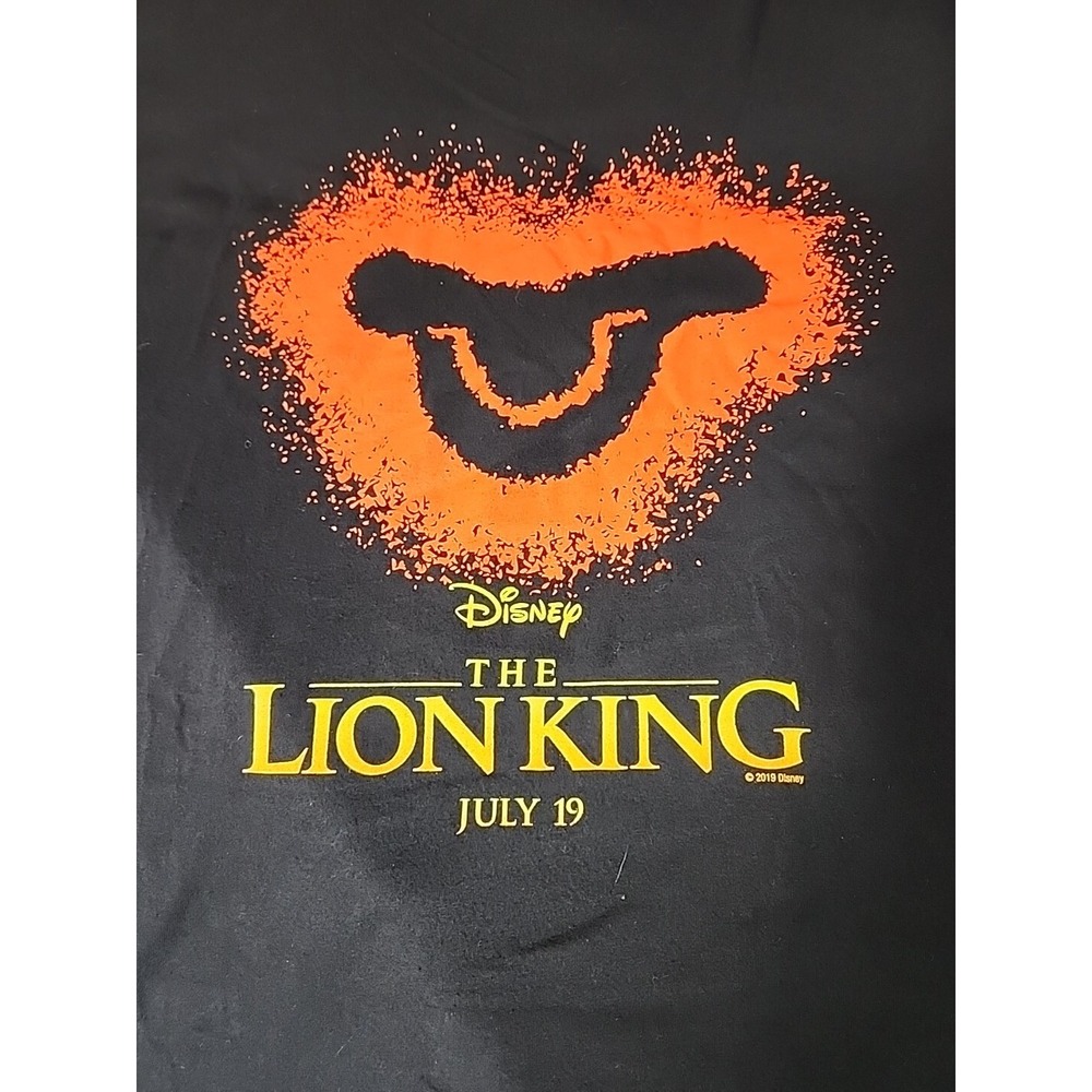 Disney Lion King Mens shirt Extra Large XL Movie Film Live Action Promotional‎